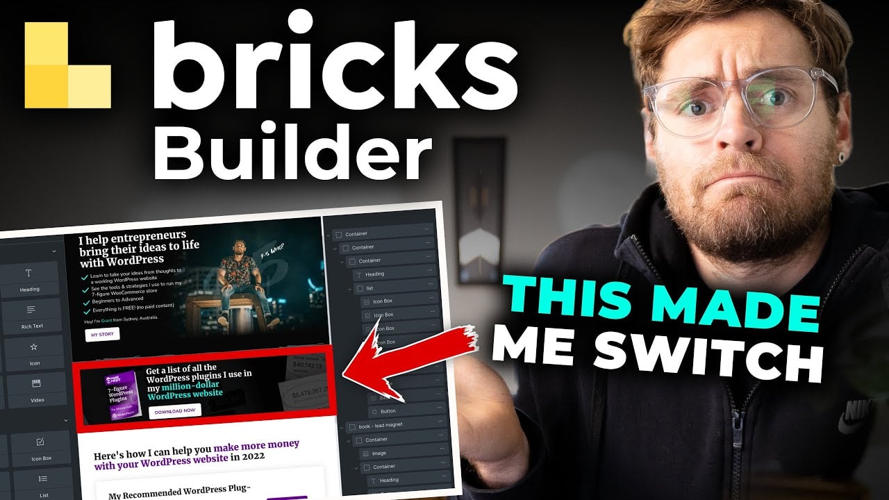 Bricks Builder Review WordPress (2 HOUR TUTORIAL!!!) + Step-by-step how to use Bricks