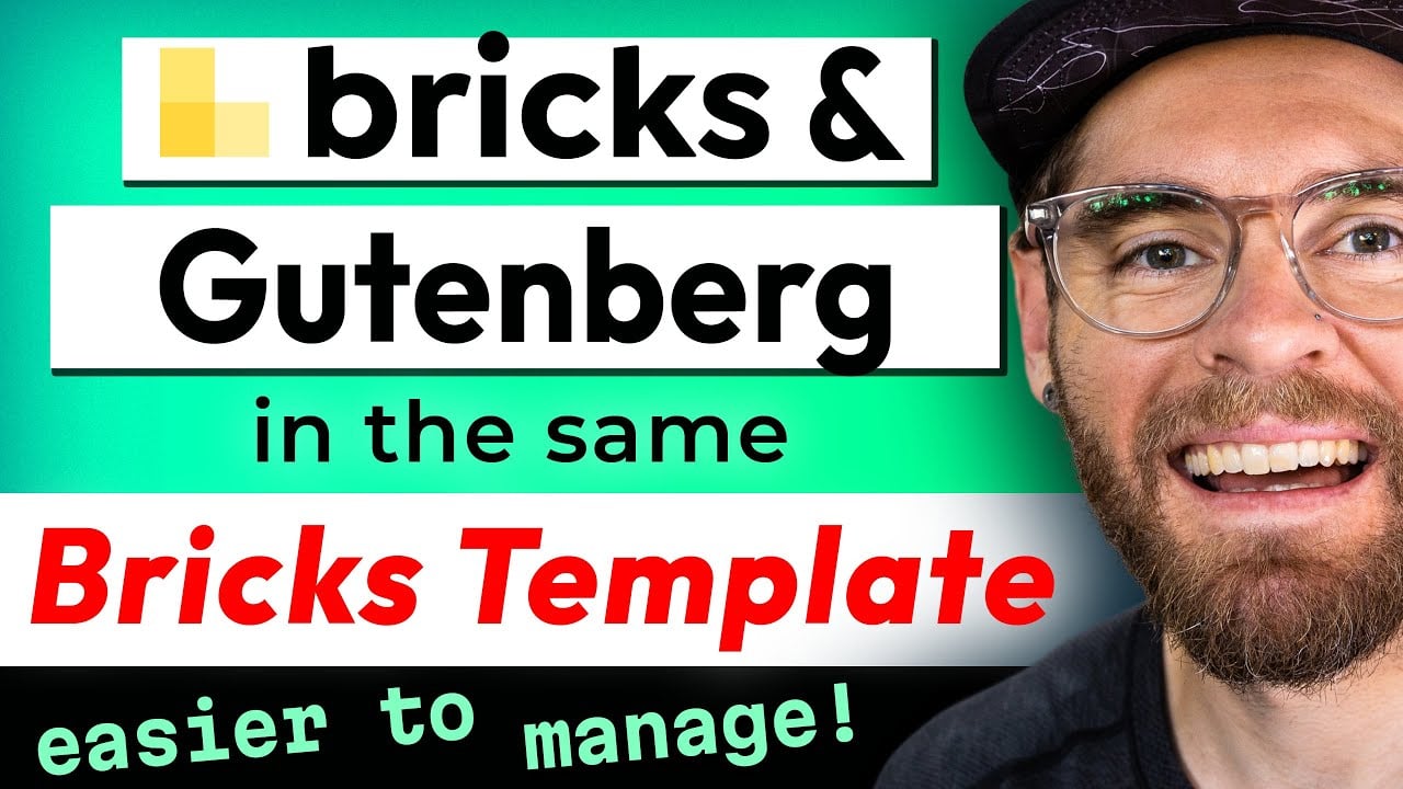 Bricks and Gutenberg content in the SAME Template