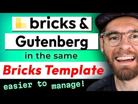 Bricks and Gutenberg content in the SAME Template