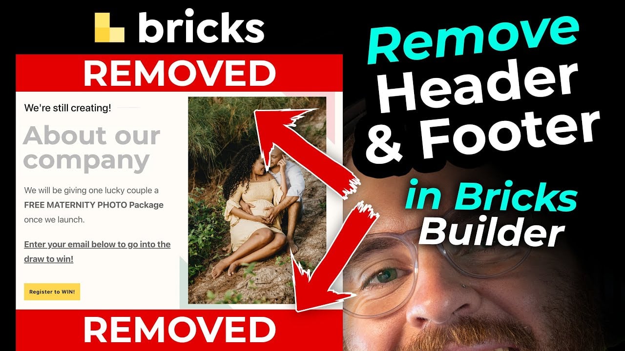 Remove the Header and Footer in Bricks Builder (Disable for Pages, Posts and Custom Post Types)