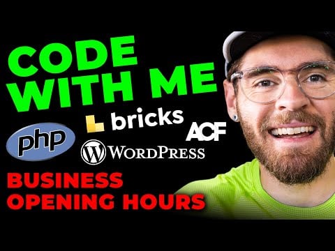 Show/Hide Elements based on "Business Opening Hours" - PHP challenge | bricks, acf options page