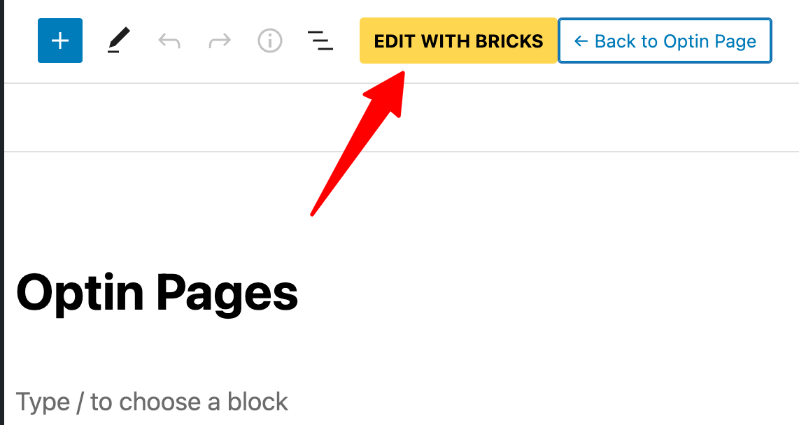 bricks builder - settings > general